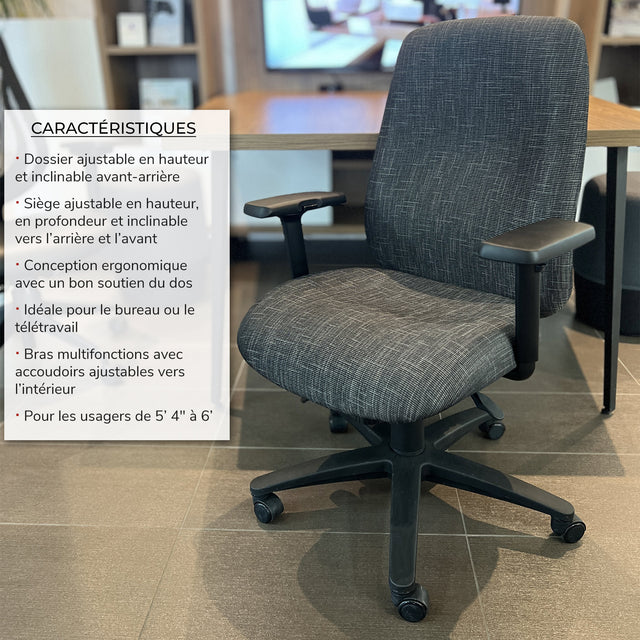 Chaise de bureau ergonomique Cierra