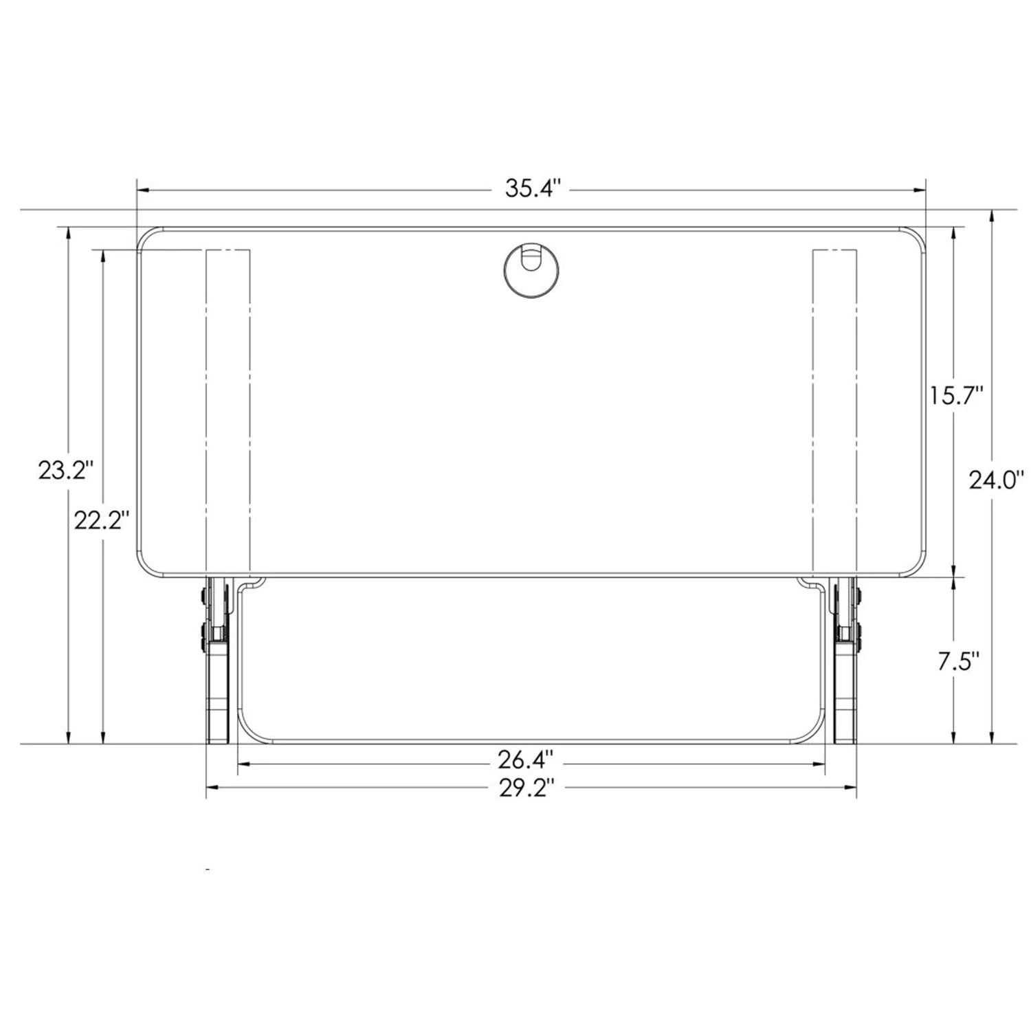 Convertisseur de bureau debout 36"L Goya