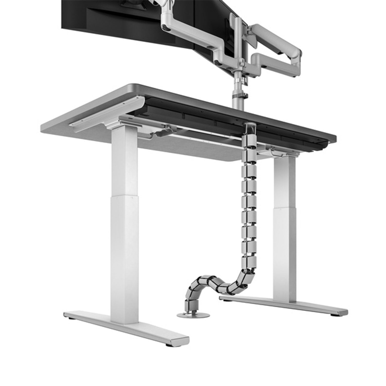 Cable duct under the ESI desk
