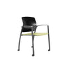Chaise visiteur 4 pattes avec bras et dos polypropylène - Série Firefly II 200