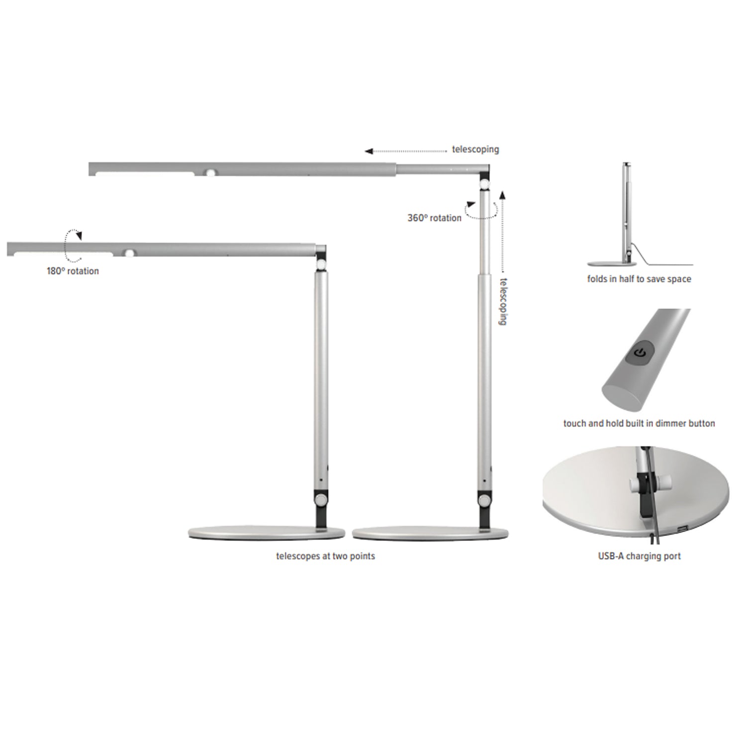 LED desk lamp Lustre