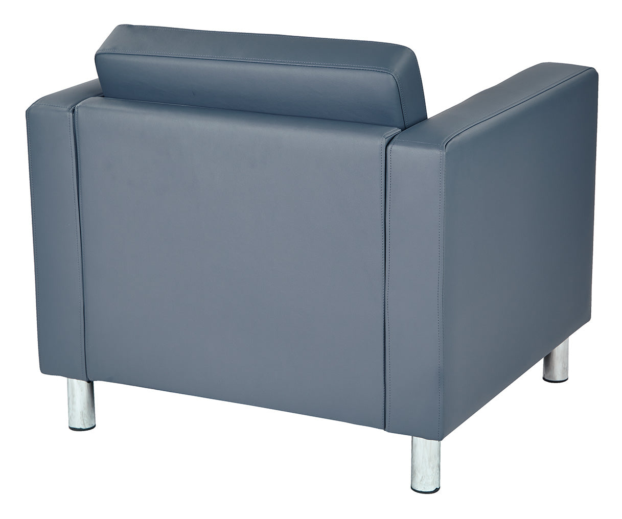 Fauteuil carré bleu - Série Pacific