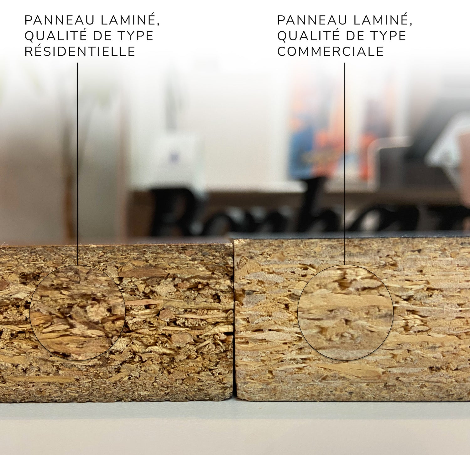 Mobilier de bureau en L avec rangements - Série Quad