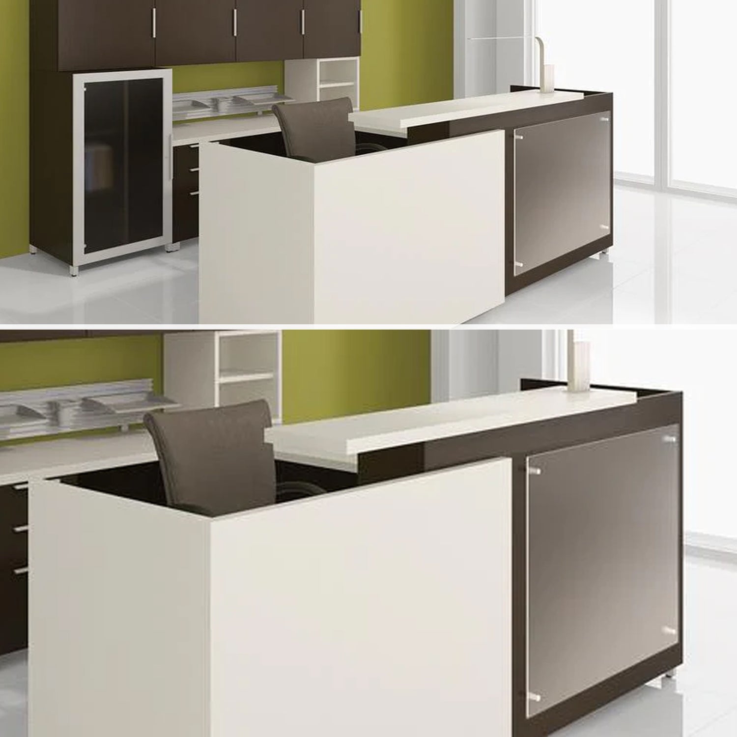 Bureau de réception droit Collection Quad