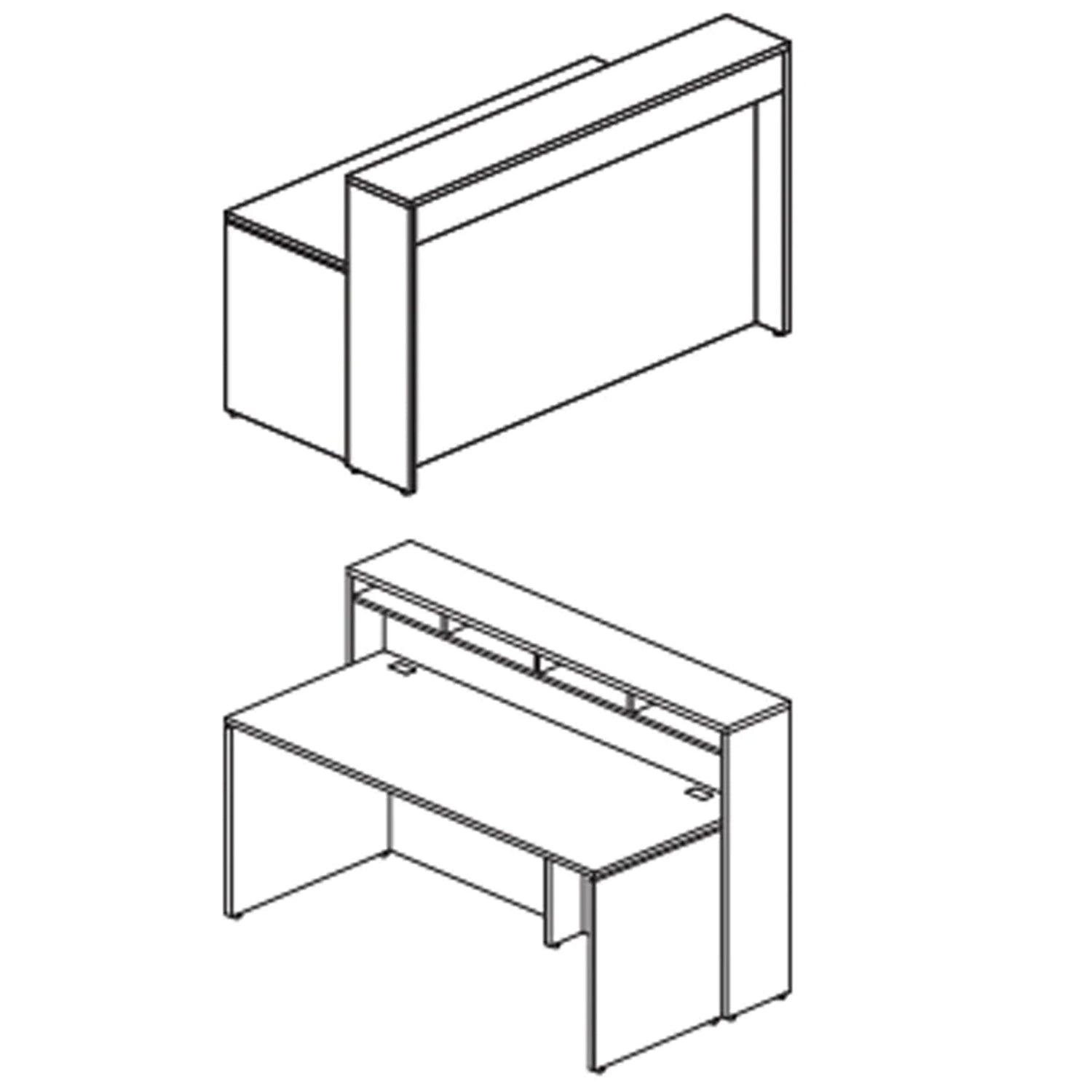 Poste de réception droit Collection Morpheo