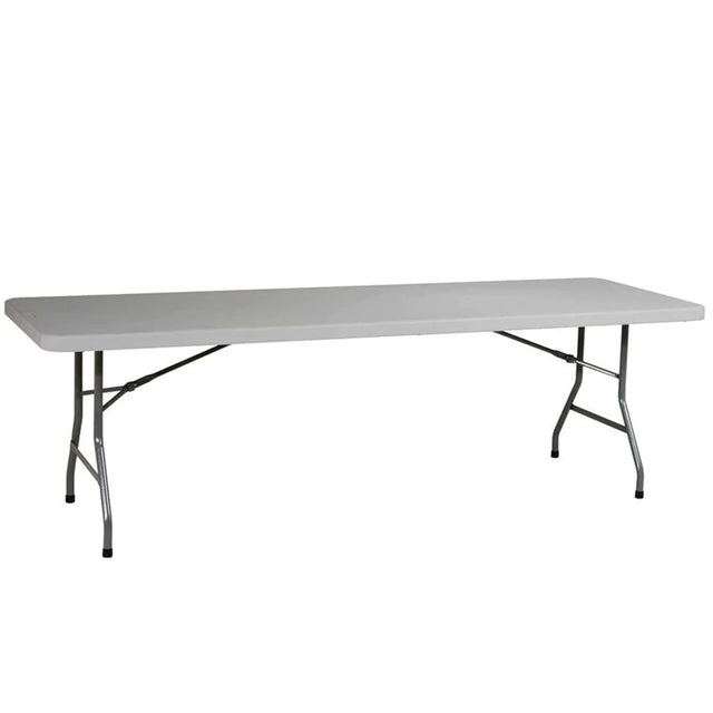 Folding table 8' in multi-purpose resin - Work Smart Series