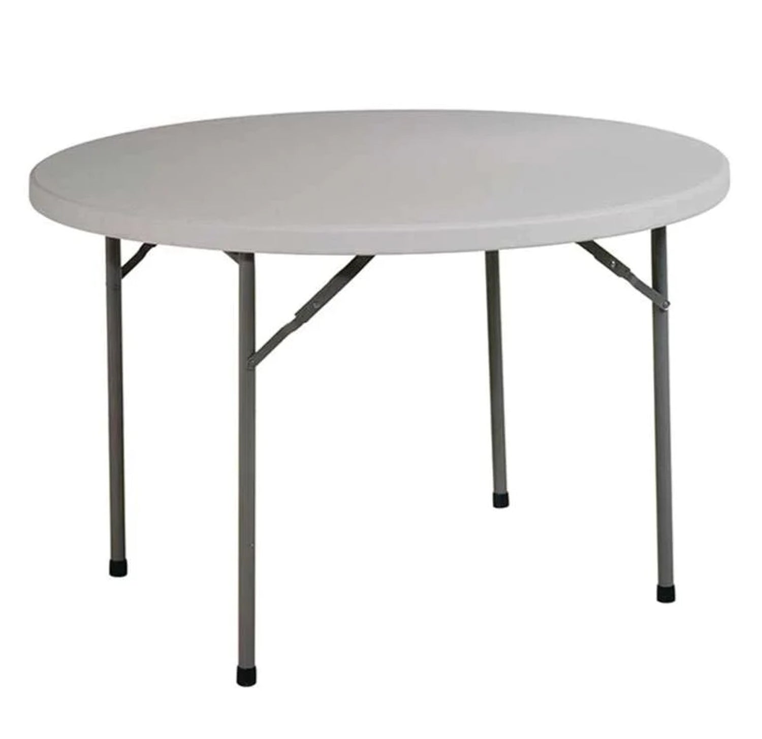 Round folding table 48" in multi-purpose resin - Work Smart Series