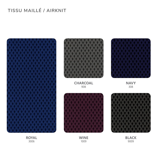 Chaise ergonomique petite personne dossier en maille avec appui-tête tCentric Hybrid