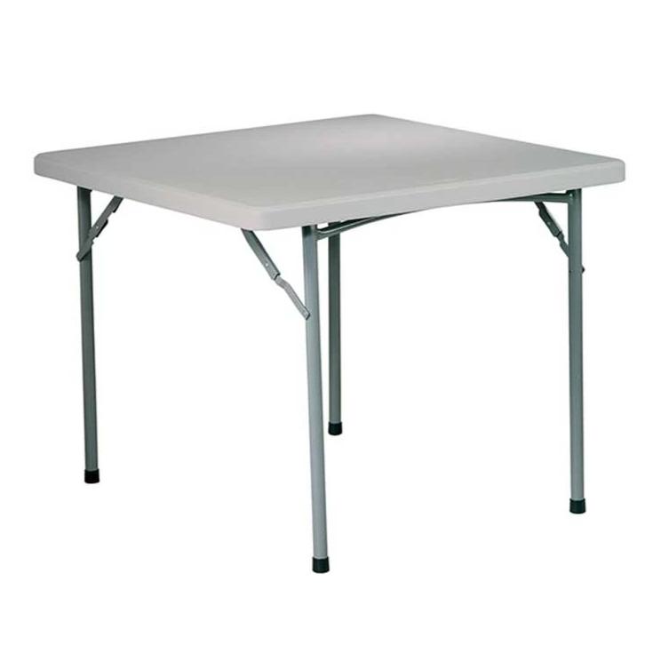 Table pliante carré 3' en résine multiusage - Série Work Smart