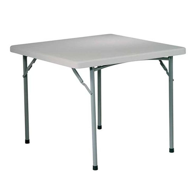 Table pliante carré 3' en résine multiusage - Série Work Smart