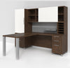 Mobilier de bureau en L avec rangements - Série Quad