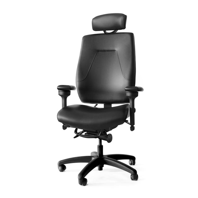 Chaise ergonomique dossier haut avec appui-tête eCentric Executive
