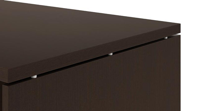 U-shaped desk with freestanding hutch - Morpheo Series