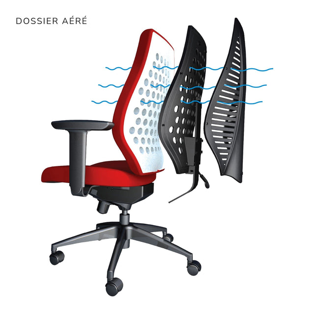 Chaise ergonomique pour grande personne Aircentric2 MT