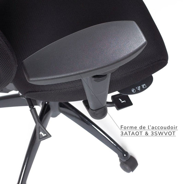 Chaise ergonomique pour grande personne eCentric Executive