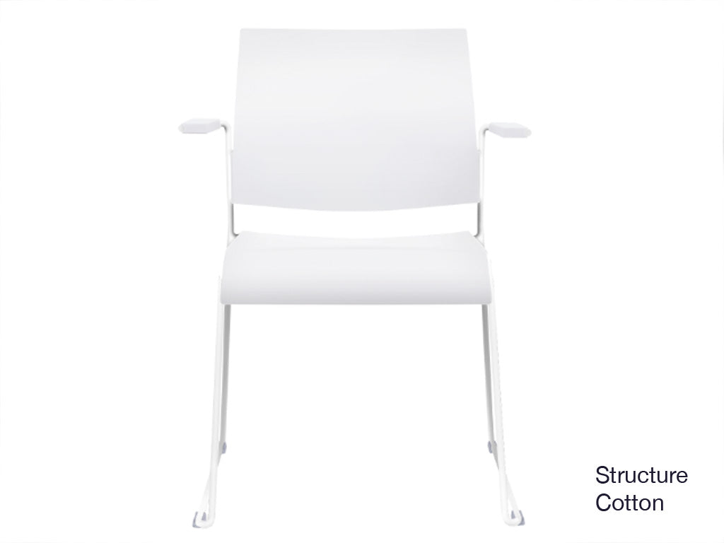 Chaise visiteur sans bras - Série Tuck