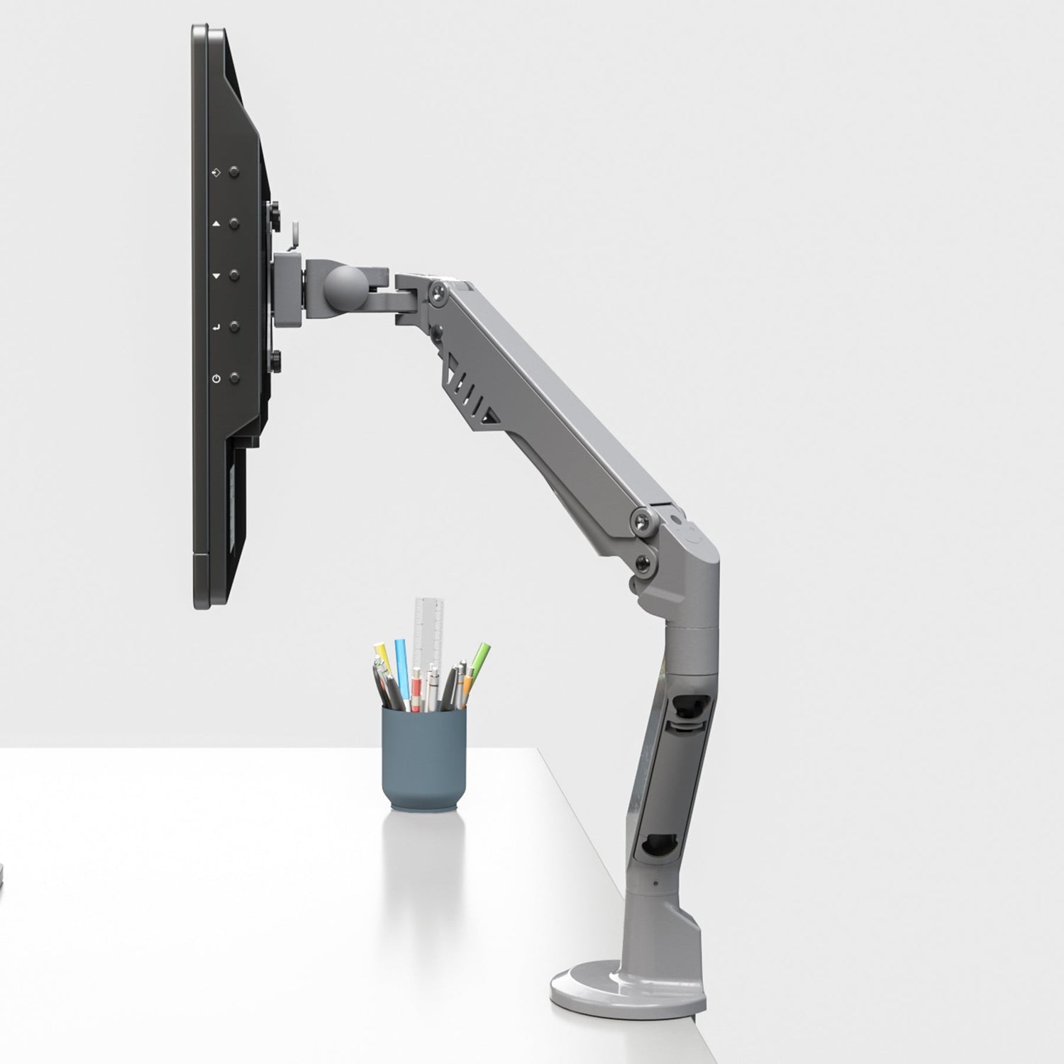 Ergonomic flat screen stand upCentric