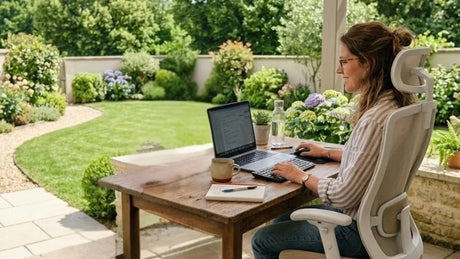 Travailler dehors : peut-on vraiment transformer son balcon ou son jardin en bureau ergonomique ?