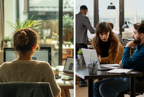 Comparatif télétravail et travail en présentiel en entreprise