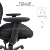 Chaise ergonomique pour petite personne Aircentric2
