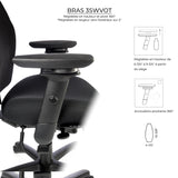 Chaise ergonomique pour très petite personne Aircentric2