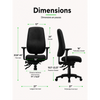 Chaise ergonomique Cierra Très Petite Taille