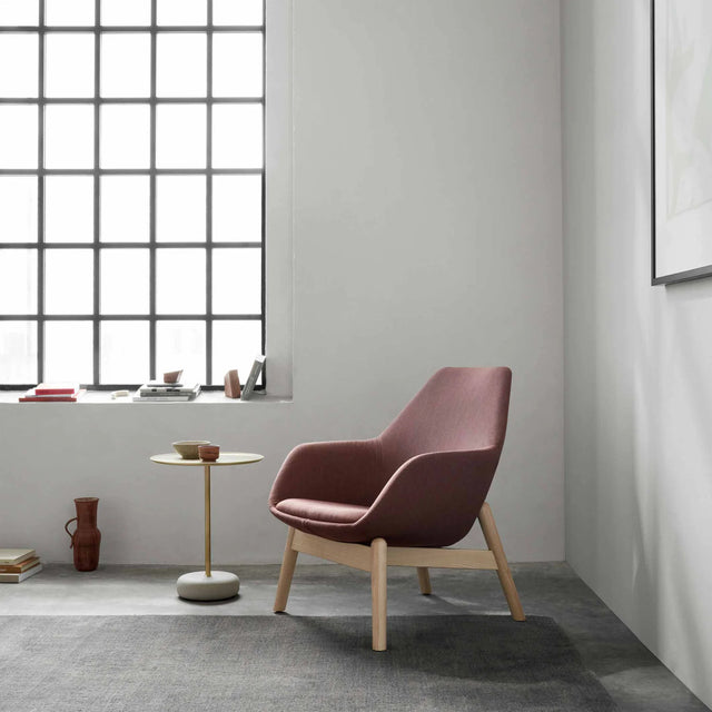 Fauteuil lounge Famiglia, dossier moyen - Allermuir