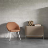 Chaise visiteur Famiglia, dossier bas, 4 pattes - Allermuir