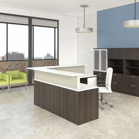 bureau reception modern + panelx ofgo studio