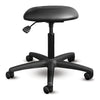 Black Shoptech 095 stool with PC775 cylinder, padded seat and casters