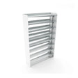Titan 8 tablettes en aluminium, côtés blanc
