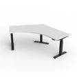 Table en coin 120°, ajustable en hauteur - upCentric 3L