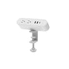 Bloc d’alimentation zPower Dock ergoCentric blanc avec deux prises et trois ports USB