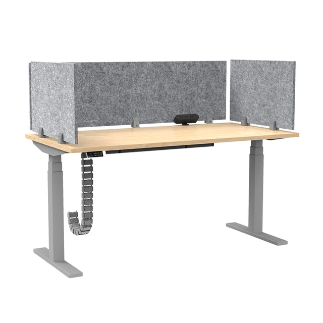 zPower Dock noir installé au bord d’un bureau, mobilier et accessoires non compris