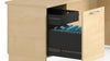 Bureau en L avec armoire et étagère murale, Concept 300