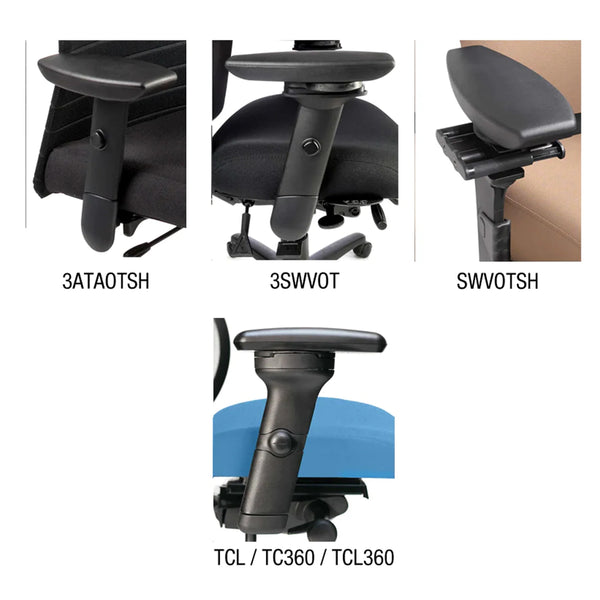 Chaise de bureau dossier haut usage intense - Série eCentric Exécutif