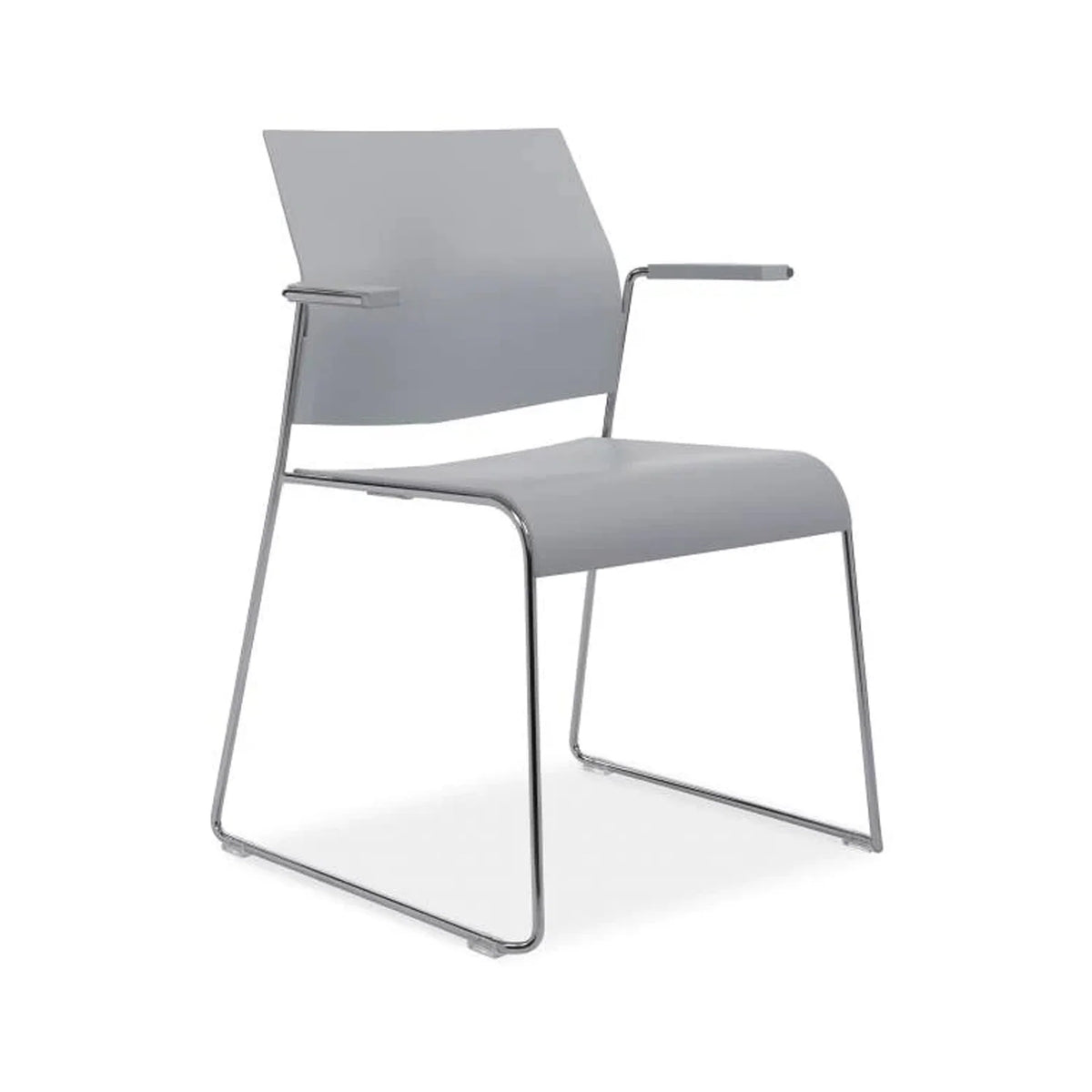Visitor chair with arms - Tuck Series – Solutions M3