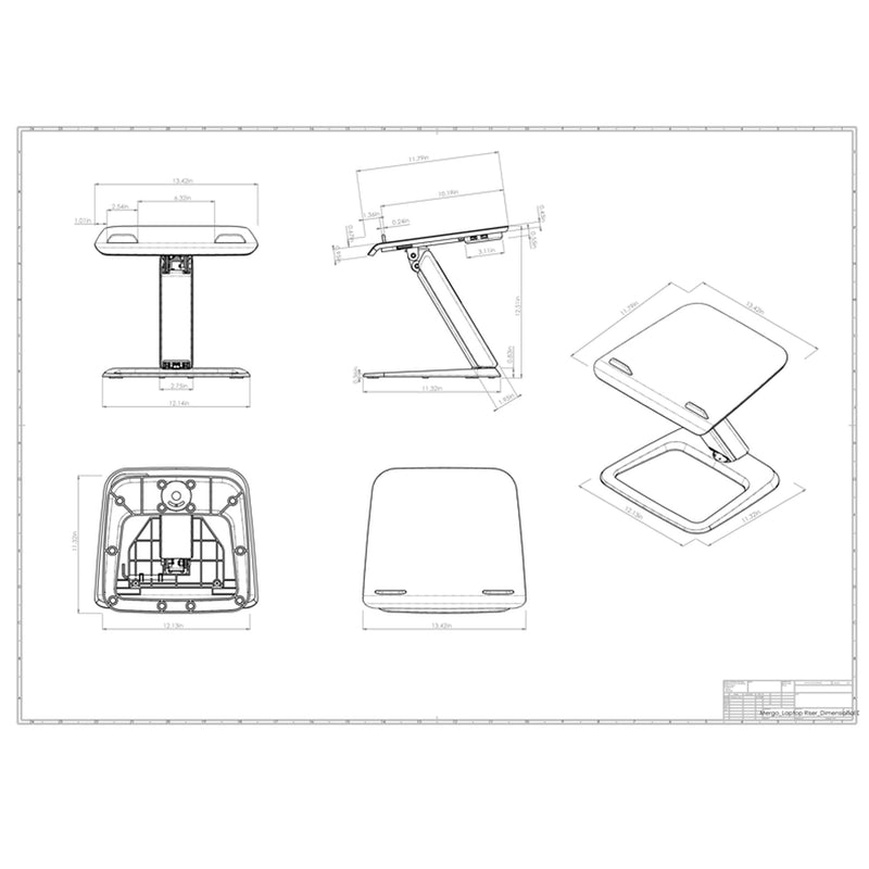 Support pour ordinateur portable Hana