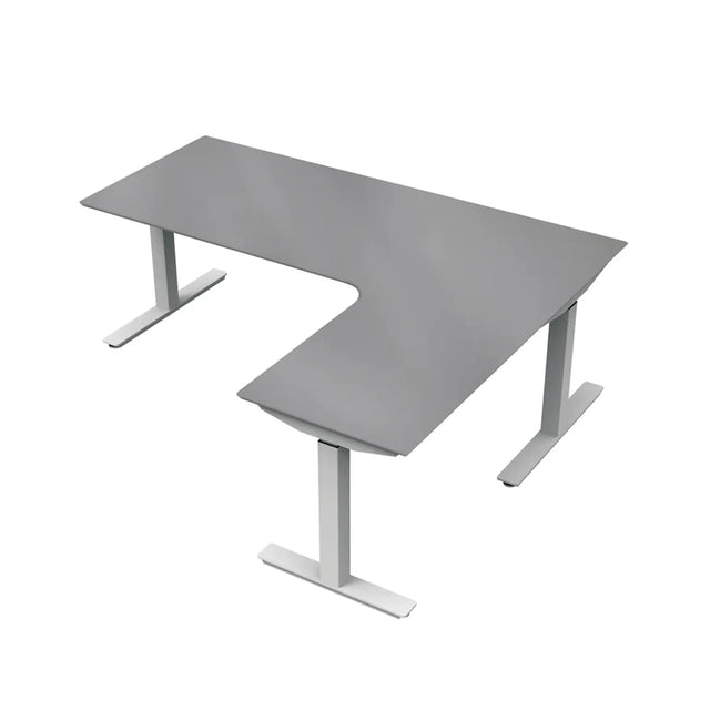 Table électrique en "L" 30"P, ajustable en hauteur 24"P - Série UpCentric 3L