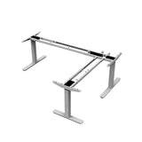 Table électrique en "L" 24"P, ajustable en hauteur avec retour à gauche et à droite 24"P - Série UpCentric 3L