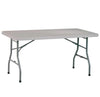 Table pliante 6' en résine multiusage - Série Work Smart