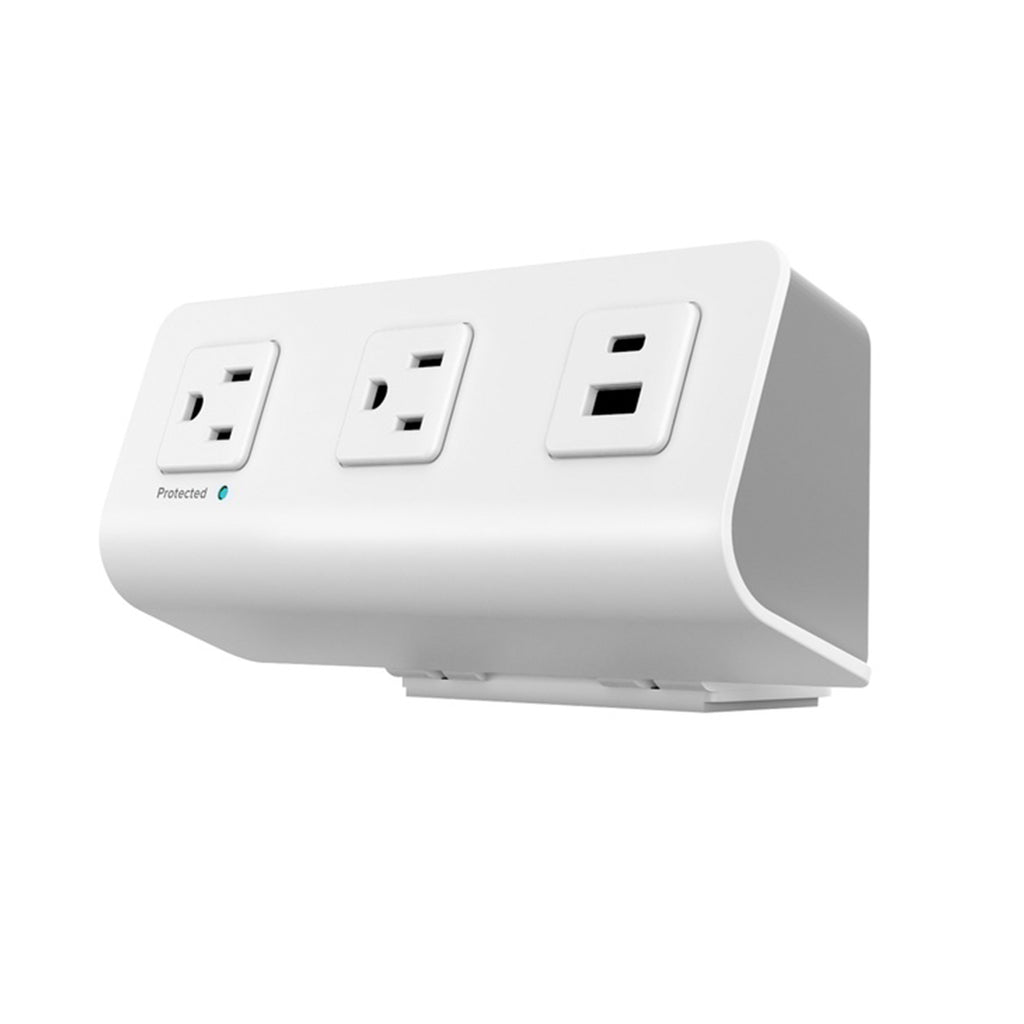 Multiprise de bureau, 2 prises électriques 2 ports USB FlexCarge4C