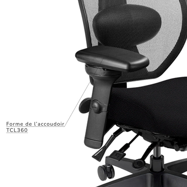 Chaise ergonomique pour grande personne eCentric Executive